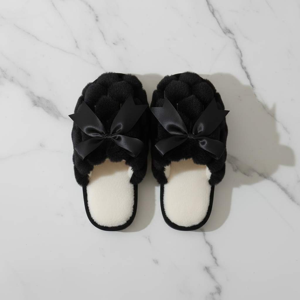 SILICIOUS BOW-TIE SLIPPERS