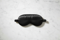 Black Silk Satin Sleep Mask