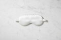 White Silk Satin Sleep Mask