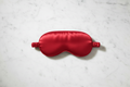 Red Silk Satin Sleep Mask