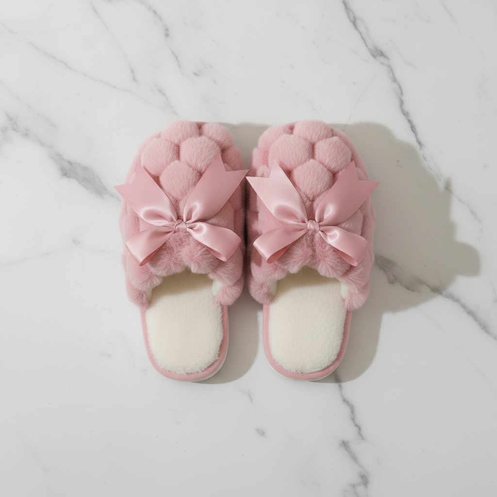 SILICIOUS BOW-TIE SLIPPERS