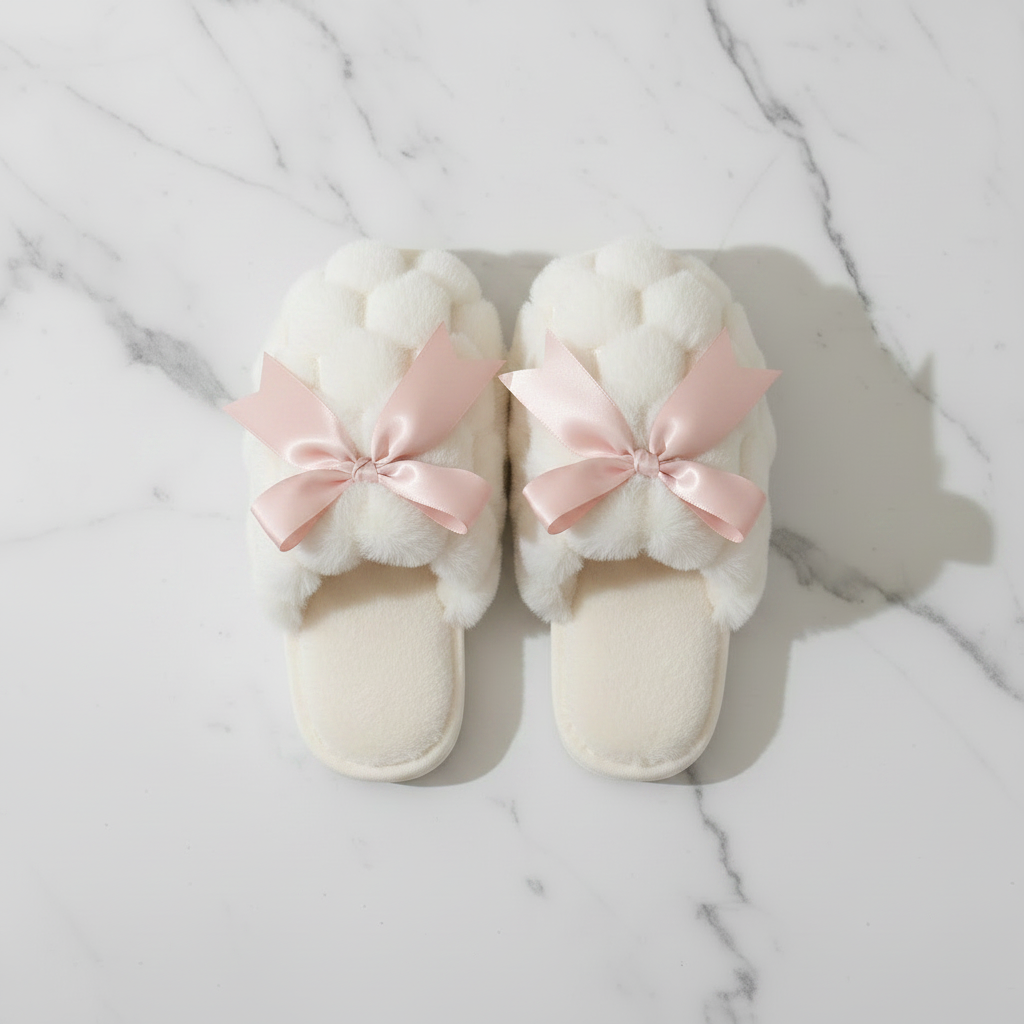 SILICIOUS BOW-TIE SLIPPERS